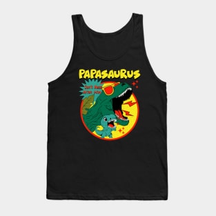 Papasaurus Tank Top